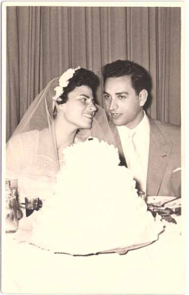 mum and dad on their wedding day